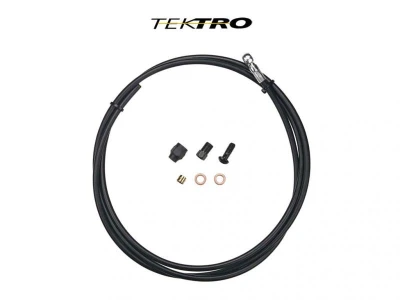 Tektro černá brzdová hadička s banjo koncovkou d.5,5mm