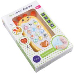 Telefon baby Maamaa žirafa dětský veselý tlačítkový mobil na baterie Světlo Zvuk