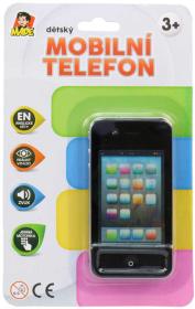 Telefon dětský 11cm chytrý mobil smartphone na baterie 4 barvy AJ Zvuk