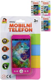 Telefon dětský mobilní 14cm smartphone na baterie 4 druhy Zvuk AJ Telefon dětský mobilní 14cm smartphone na baterie 4 druhy Zvuk AJ
