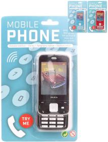 Telefon dětský mobilní tlačítkový výsuvný na baterie Zvuk plast Telefon dětský mobilní tlačítkový výsuvný na baterie Zvuk plast