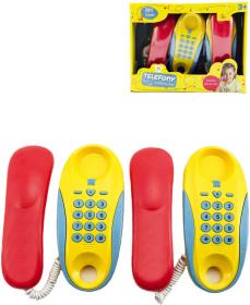 Telefony dětské pokojové set 2ks na baterie Zvuk plast Telefony dětské pokojové set 2ks na baterie Zvuk plast