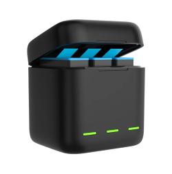 Telesin 3-slotový nabíjecí box pro GoPro Hero 12 / Hero 11 / Hero 10 / Hero 9