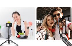 Telesin Dálková selfie tyč 2. generace se stativem (130 cm) TE-RCSS-003