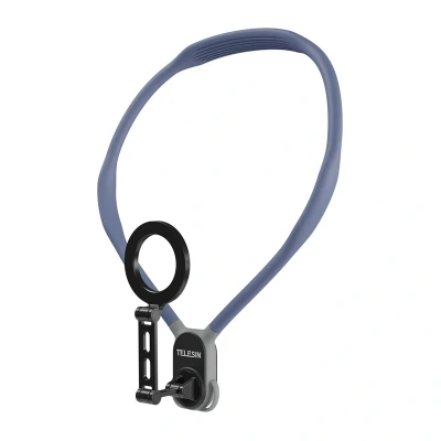 Telesin MNM-002-B modrý magnetický držák na krk pro iPhone 12-16