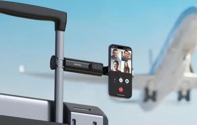 Telesin P1-HSS-02 černo-stříbrný držák s dálkovým ovládáním Bluetooth pro telefony