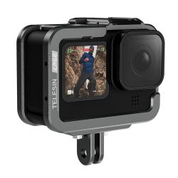 Telesin Hliníkový kryt pro GoPro Hero 12/11/10/9 + vertikální adaptér