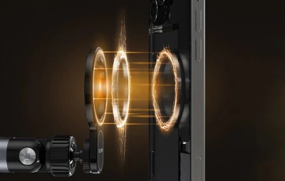 Telesin P3-FS-01 tmavě šedý magnetický stativ na telefon