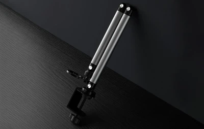 Telesin P3-DS-02 stříbrno-černý magnetický stolní stativ na telefon