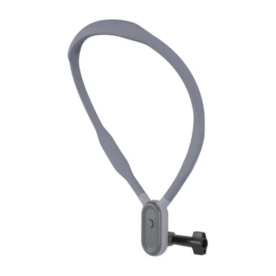 Telesin Neckband šedý držák na krk pro sportovní kamery a telefony