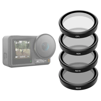 Telesin Sada filtrů CPL/ND8/ND16/ND32 pro DJI Action 3