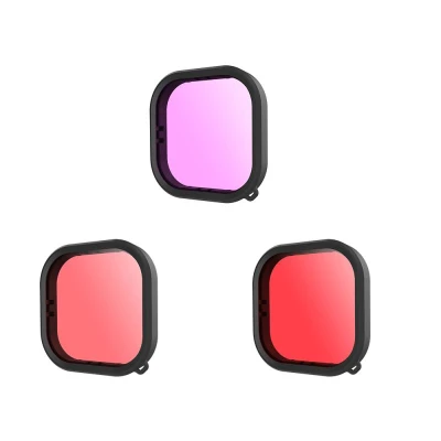 Telesin Sada vodotěsných filtrů pro GoPro Hero 9 / Hero 10 / Hero 11 / Hero 12 (GP-FLT-904)