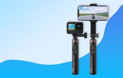 Telesin Selfie tyč pro chytré telefony a sportovní fotoaparáty s dálkovým ovladačem BT (TE-RCSS-001)