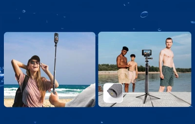 Telesin WSS-001 černá selfie tyč s kulovou hlavou pro akční kamery
