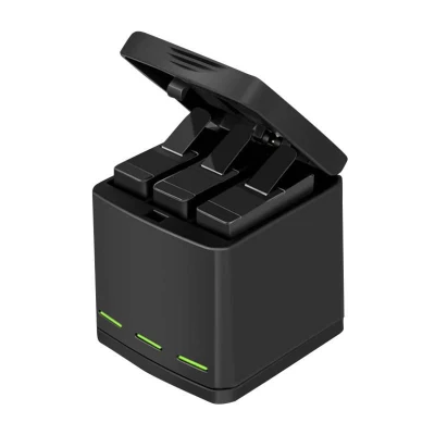 Telesin Tříslotový nabíjecí box pro GoPro Hero 8 + 2 baterie (GP-BNC-801)