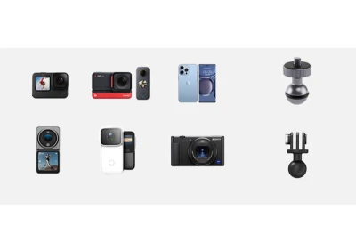 Telesin Univerzálny držiak na trubku riadidiel pre športové kamery (hliník)