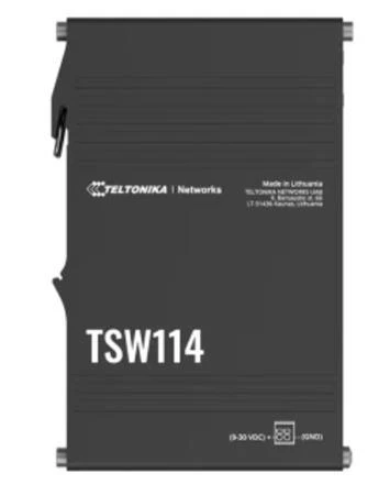 Teltonika GIGABIT DIN RAIL ETHERNET SWITCH - TSW114 Teltonika GIGABIT DIN RAIL ETHERNET SWITCH - TSW114