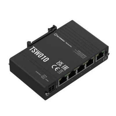 Teltonika Unmanaged Switch 5, 10/100 - TSW010 Teltonika Unmanaged Switch 5, 10/100 - TSW010
