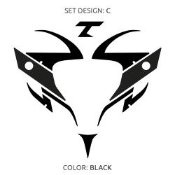 TEMPISH Set nálepek pro HERO masku