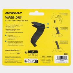 Tenis omotávky DUNLOP ATP VIPER-DRY Overgrip 0,6 mm černá