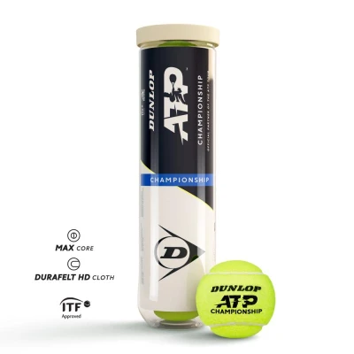 Dunlop ATP Championship fluorescenční žlutozelené tenisové míče