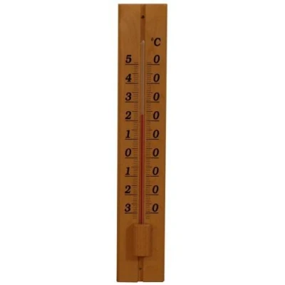 Teploměr venkovní D34 32cm dřev.světlý Teploměr venkovní D34 32cm dřev.světlý