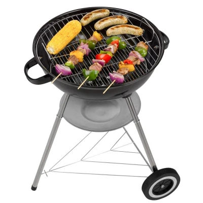 Tepro Key West černý kulatý gril na dřevěné uhlí