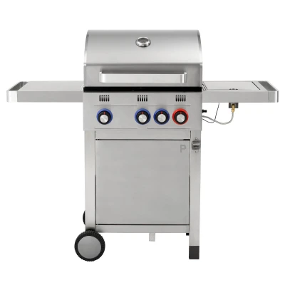 Tepro Wellington 3 nerezový plynový gril se třemi hořáky, 14,6 kW