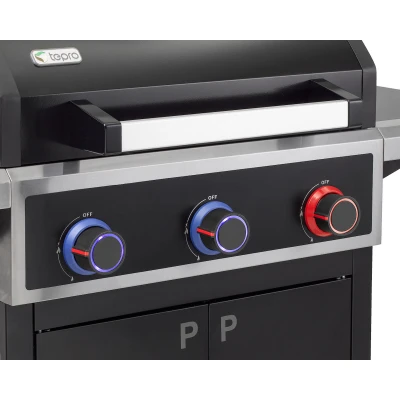 Tepro Keansburg 3 černý 10,6 kW plynový gril se třemi hořáky