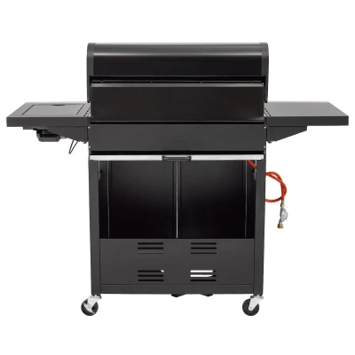 Tepro Keansburg 4 černý plynový gril se čtyřmi hořáky, 18 kW
