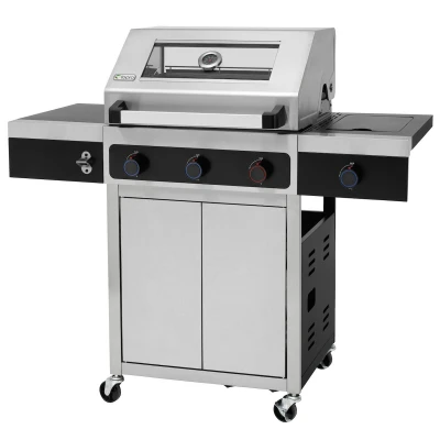 Tepro Keansburg 3 Special Edition nerezový plynový gril se třemi hořáky 10,6 kW