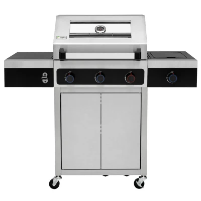 Tepro Keansburg 3 Special Edition nerezový plynový gril se třemi hořáky 10,6 kW