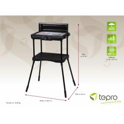 Tepro 4017 Albertville Elektrický gril 36 x 22,5 cm