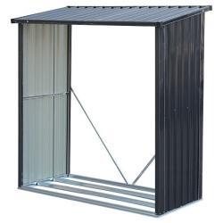 Tepro 7712 Wood Store Large Přístřešek na dřevo 164 x 83 x 157 cm, plechový, antracit