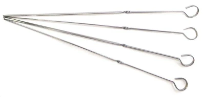 Tepro chromovaná sada 4 grilovacích špízů 38 cm