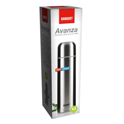 Termoska 0,5l nerez se stop ventilem