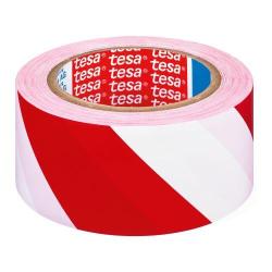 Tesa Páska výstražná 50mmx33m ČRV-BÍ samolepicí