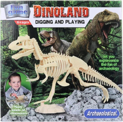 Tesání dino vykopávky T-Rex malý archeolog vědecký set s nástroji Tesání dino vykopávky T-Rex malý archeolog vědecký set s nástroji