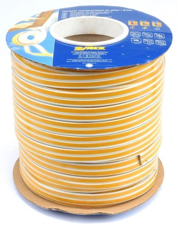Vorel Těsnění do oken a dveří samolepící 9x4mm TYP E bílé 150M Vorel Těsnění do oken a dveří samolepící 9x4mm TYP E bílé 150M