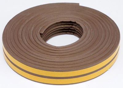 Vorel Těsnění do oken a dveří samolepící 9x4mm TYP E hnědé 6M Vorel Těsnění do oken a dveří samolepící 9x4mm TYP E hnědé 6M