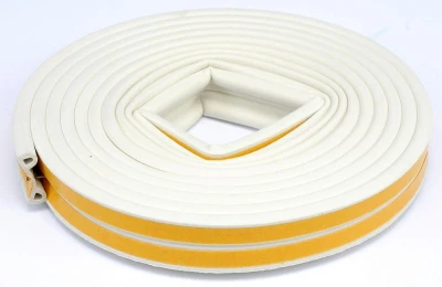Vorel Těsnění do oken a dveří samolepící 9x5,5mm TYP P bílé 6M Vorel Těsnění do oken a dveří samolepící 9x5,5mm TYP P bílé 6M