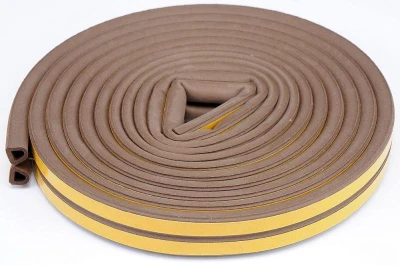Vorel Těsnění do oken a dveří samolepící 9x7,4mm TYP D hnědé 6M Vorel Těsnění do oken a dveří samolepící 9x7,4mm TYP D hnědé 6M