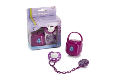 Thermobaby Dudlíkový dárkový set Monster fialový