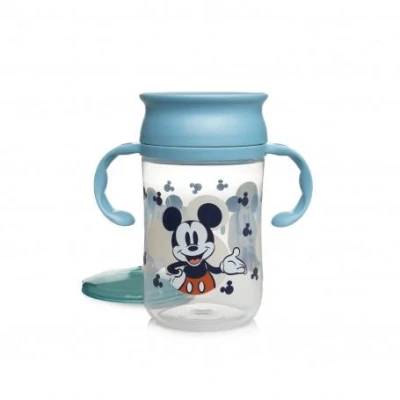 Thermobaby Učící hrneček netekoucí 360 Mickey modrý