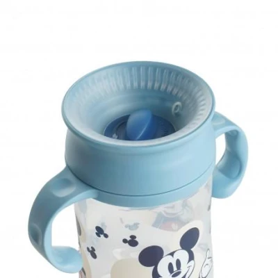 Thermobaby Učící hrneček netekoucí 360 Mickey modrý