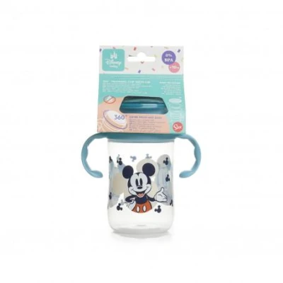 Thermobaby Učící hrneček netekoucí 360 Mickey modrý