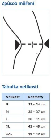 Thuasne Sport 0354 elastická kolenní bandáž s podporou