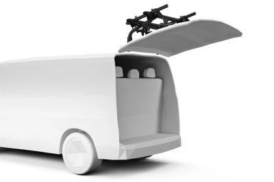 Thule WANDERWAY BLACK - nosič 2 bicyklov na VW Transporter T6