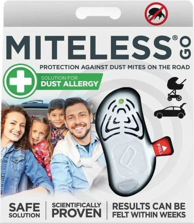 Miteless ultrazvukový odpudzovač roztočov GO white Miteless ultrazvukový odpudzovač roztočov GO white