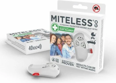 Miteless ultrazvukový odpuzovač roztočů GO white